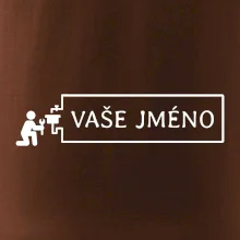 Instalatér - jméno v rámečku