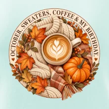 October sweaters coffee my birthday podzimní káva a svetr