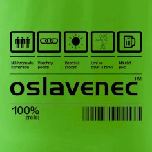 Čárový kód - Oslavenec