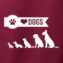 I love dogs - tlapka