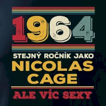 1964 stejný ročník jako Nicolas Cage