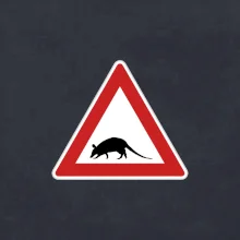 Dopravní značka - krysa