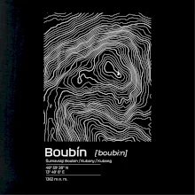 Boubín - vrstevnice v obdélníku