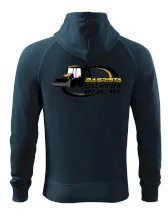 Bagrista v kruhu - vlastní nápis