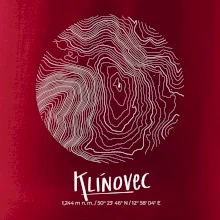 Klínovec - vrstevnice v kruhu