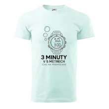 Bezpečnostní zastávka 3 minuty v 5 metrech s potápěčskými hodinkami