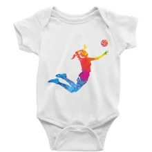 Volejbalista/Volejbalistka splash s míčem