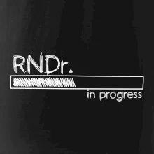 In progress titul RNDr. doktor / doktorka přírodních věd