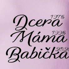 Dcera, máma, babička - vaše ročníky