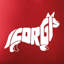 Corgi - nápis v těle