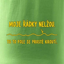 Moje řádky nelžou křivé polní brázdy