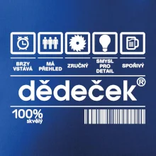 Čárový kód dědeček Čárový kód dědeček