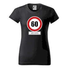 Dopravní značka - rychlost 60 - váš nápis