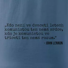 Kdo není ve dvaceti letech komunistou....