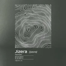 Jizera - vrstevnice v obdélníku