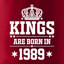 Kings are born in 1989