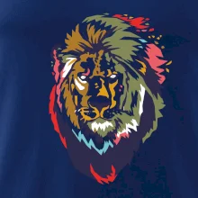 Hlava lva kreslená jednoduchá