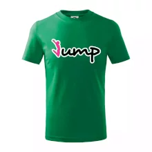 Jump - nápis a panáček