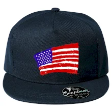 Americká vlajka ohnutá