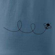 Dráha letu včely - smyčka