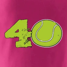 Tenis kulaté narozeniny 40