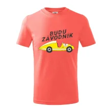 Budu závodník žluté  auto