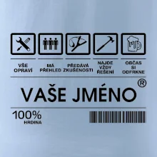 Vaše jméno - čárový kód