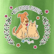 Kočka a pes best friends