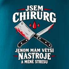 Řezník chirurg s většími nástroji