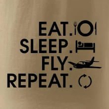 Eat sleep fly repeat