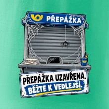 Přepážka uzavřena běžte k vedlejší