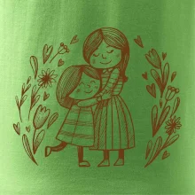 Matka a dcera v objetí