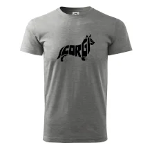 Corgi - nápis v těle