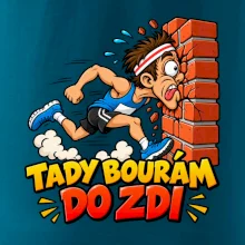 Maratonec tady bourám do zdi