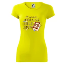 Kniha - Holka, která miluje knihy -  Vaše jméno