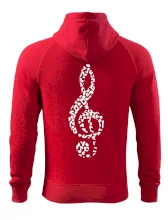 Houslový klíč z not