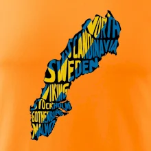 Mapy - názvy měst - Švédsko