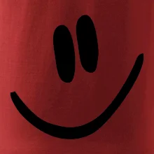 Emoji bez obrysu - usměv