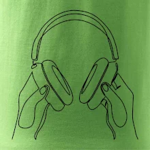 Sluchátka  jedním tahem