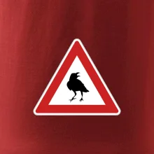 Dopravní značka - Pozor havran