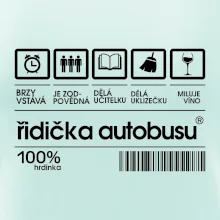 Čárový kód řidička autobusu