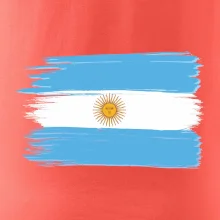 Argentina vlajka kreslená štětkou
