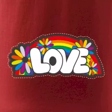 Love s duhou v pozadí