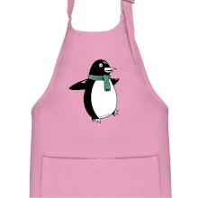 Tučňák se zelenou šálou