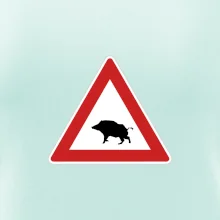 Dopravní značka - Pozor divočák