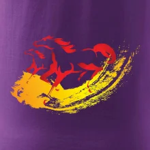 Dva běžící koně