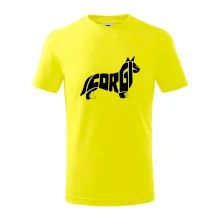 Corgi - nápis v těle