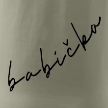 Mikina babička se jmény dětí