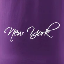 New York nápis psacím