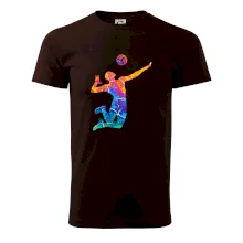 Volejbalista splash s míčem